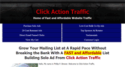 Desktop Screenshot of clickactiontraffic.com